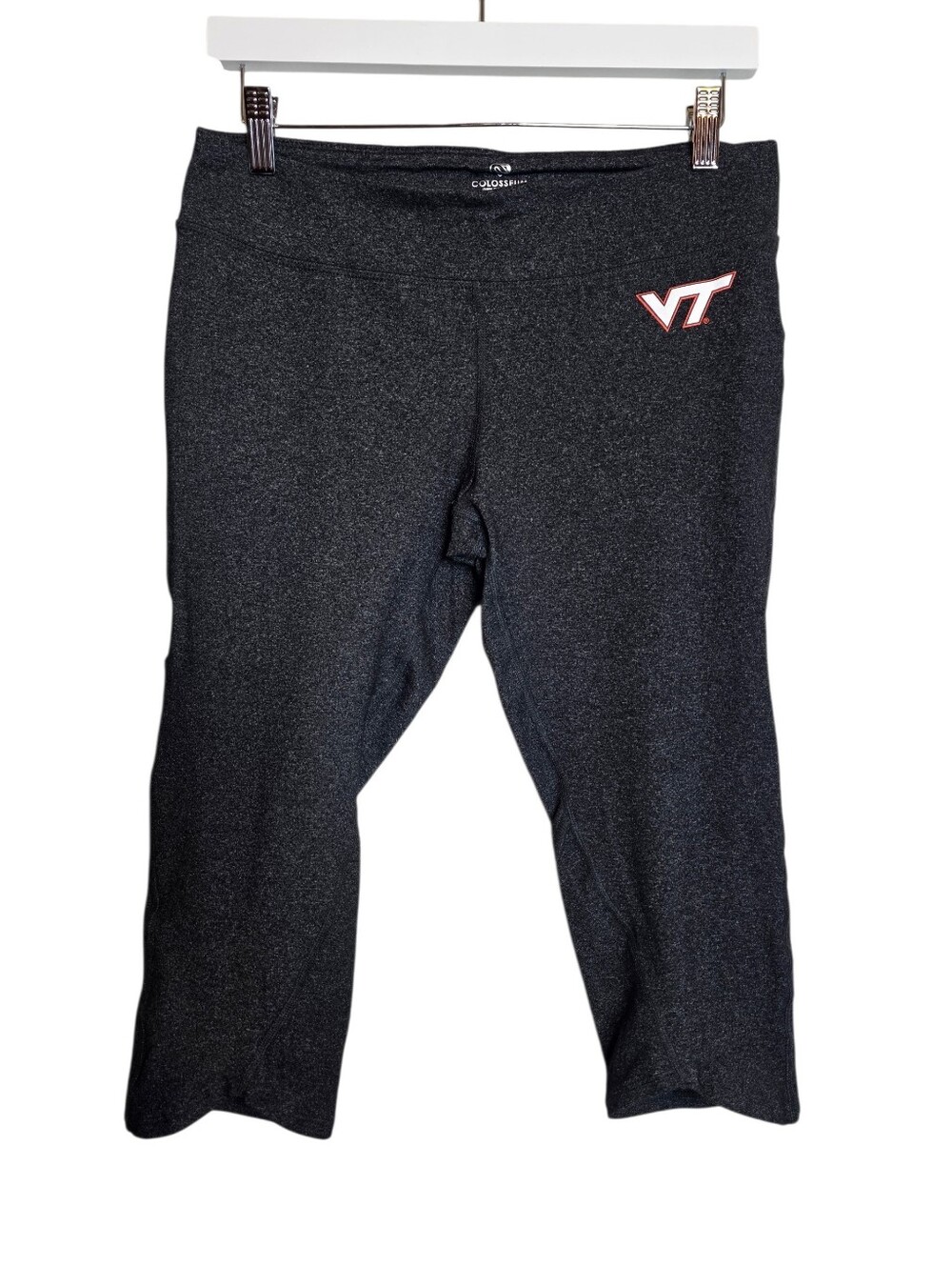 Colosseum Athletic Leggings Women Virginia Tech Leggings Grey Size Large